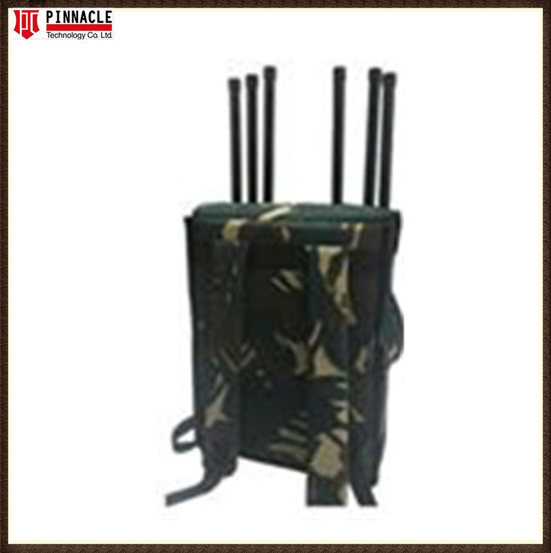 Manpack FPV Anti Drone Jamme 300-6000MHz Bloqueador de señal UAS para interferir con las señales de FPV de control remoto GPS WIFI