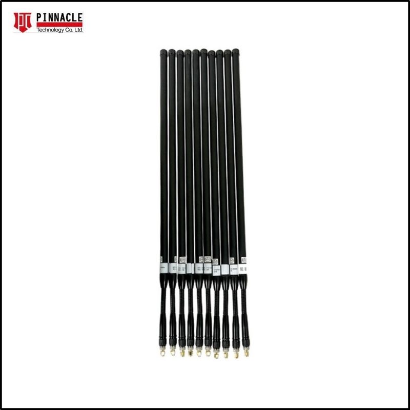 Control remoto de banda completa VHF UHF Manpack Mochila de la señal de interferencia 2G 3G 4G 5G