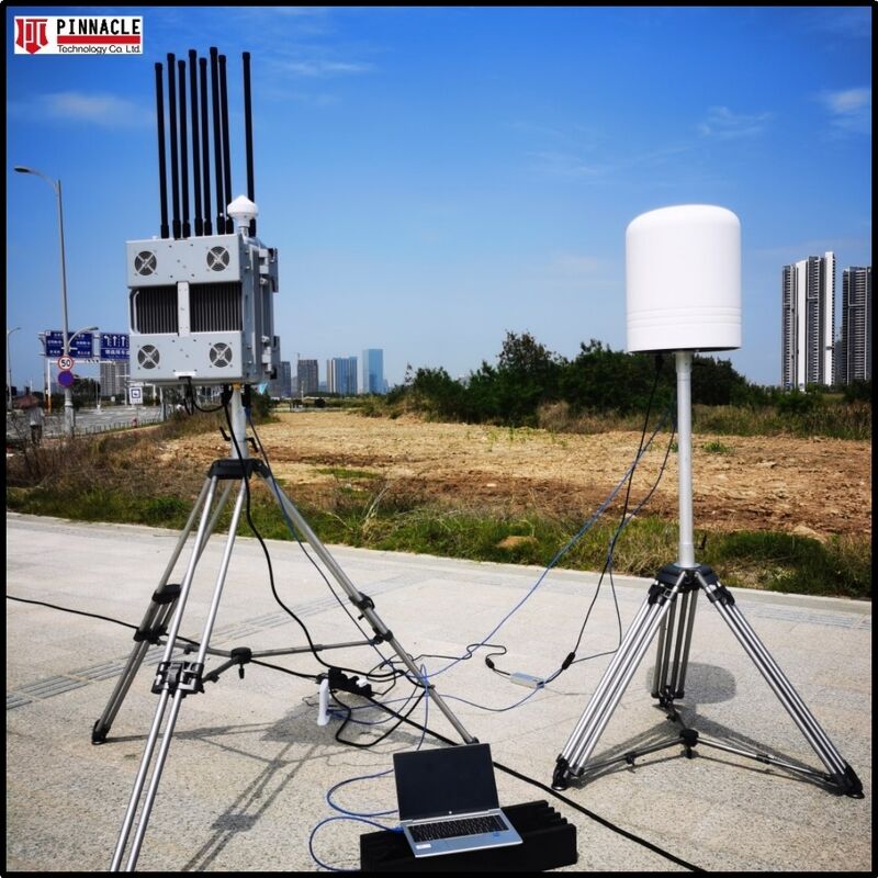 Anti Drone Jammer con detección pasiva y sistema de detección de UAV omnidireccional de 360 ° Anti Drone Jamming 800W potencia de salida