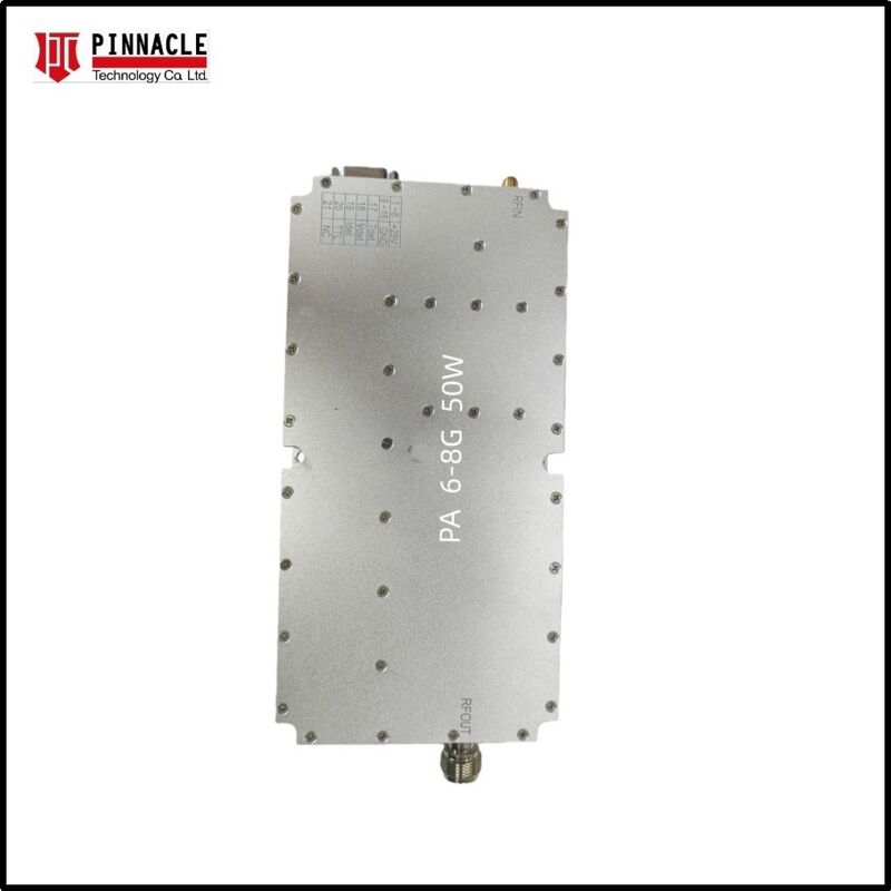 Módulo amplificador de interferencia de alta potencia WiFi 6E RF con salida de 50W o 100W para supresión de señal de 5925-7125 MHz