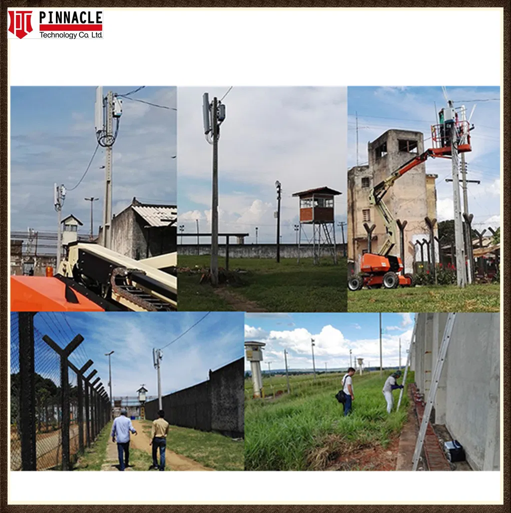 DDS de alta potencia VHF UHF control remoto Walkie Talkie Jammer 100MHz-500MHz 4