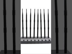 Potente interferidor de 8 antenas para teléfono móvil GPS WiFi VHF UHF