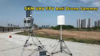 Tipo fijo al aire libre UAV FPV Drone Detector Anti Drone JAMMER